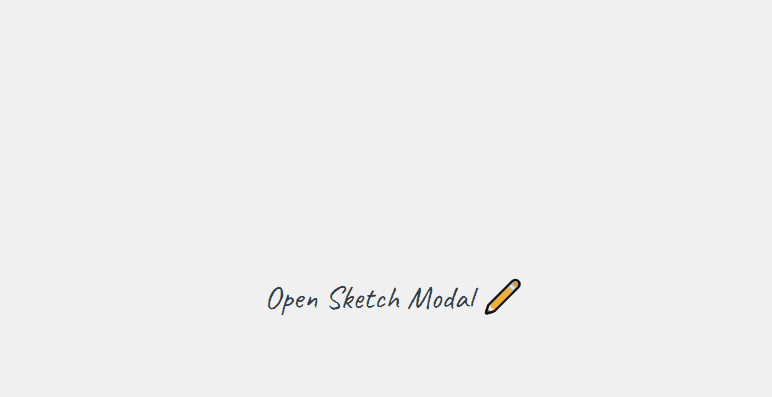 Hand Drawn Modal Popup